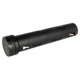 Suport Baterii 3xR14 Negru UL94V-0 | Electronic-mag.ro | Componente Electronice