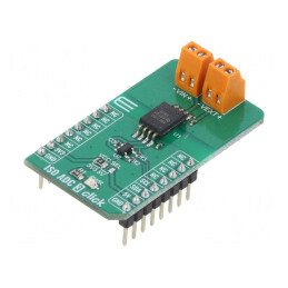 Placă prototip ISO ADC 3 Click Convertor A/D I2C AMC1100 MCP3221 | Electronic-mag.ro | Componente Electronice