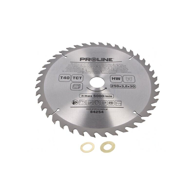 Disc ferăstrău circular 250mm 40 dinți călit | Electronic-mag.ro | Componente Electronice