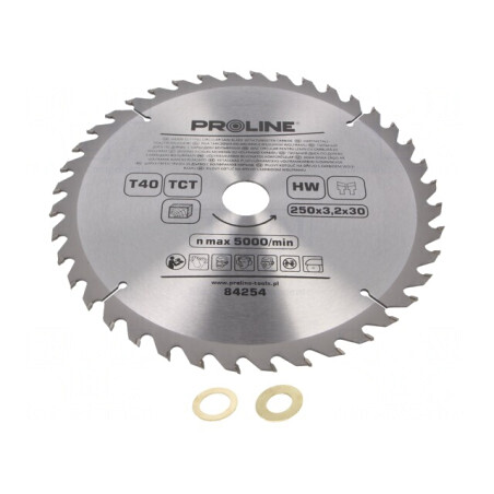 Disc ferăstrău circular 250mm 40 dinți călit | Electronic-mag.ro | Componente Electronice