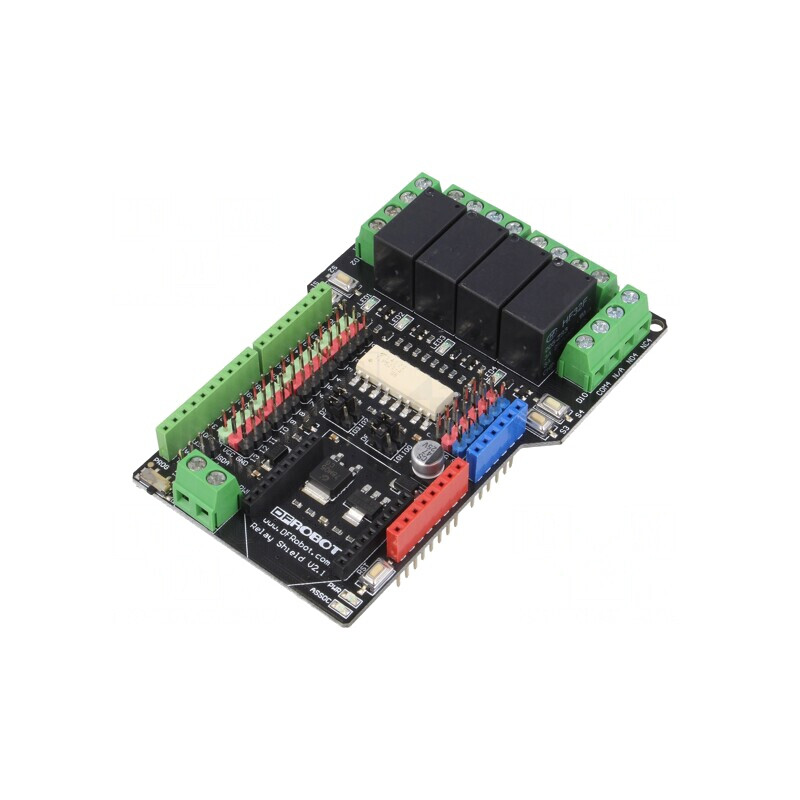 Modul Releu Shield TTL pentru Arduino 240VAC 60VDC | Electronic-mag.ro | Componente Electronice