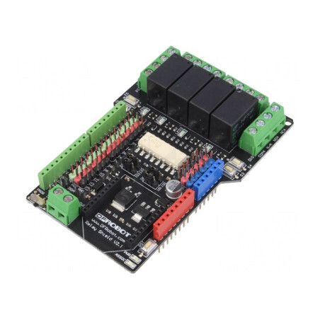 Modul Releu Shield TTL pentru Arduino 240VAC 60VDC | Electronic-mag.ro | Componente Electronice
