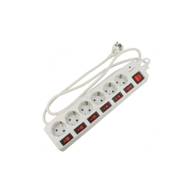 Prelungitor 6 Prize Alb 250VAC 16A | Electronic-mag.ro | Componente Electronice Prelungitor 6 Prize Alb 250VAC 16A | Electronic-mag.ro | Componente Electronice