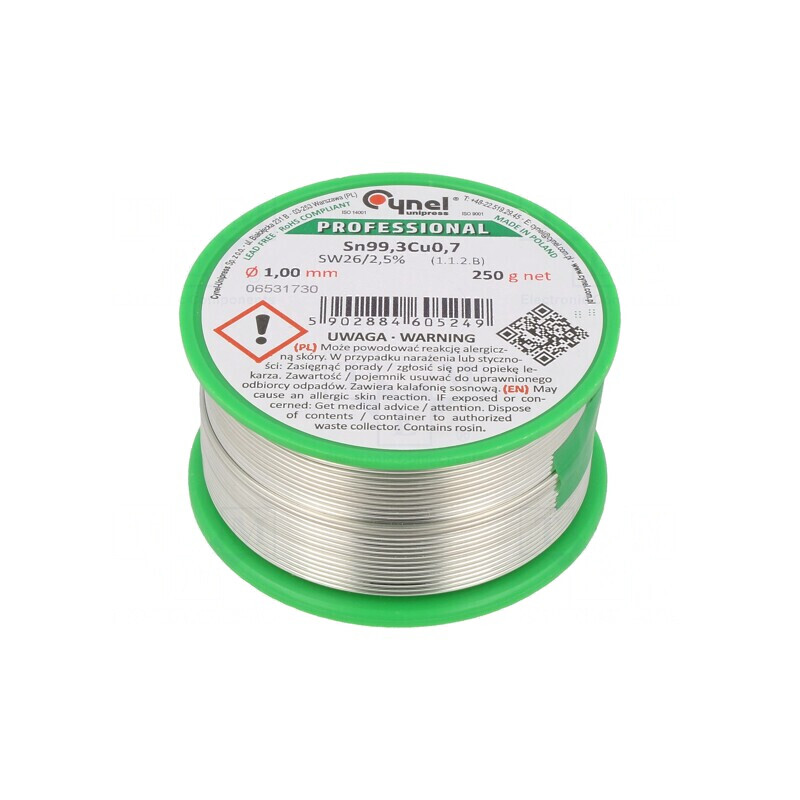 Sârmă de Lipit fără Plumb 1mm 250g | Electronic-mag.ro | Componente Electronice Sârmă de Lipit fără Plumb 1mm 250g | Electronic-mag.ro | Componente Electronice