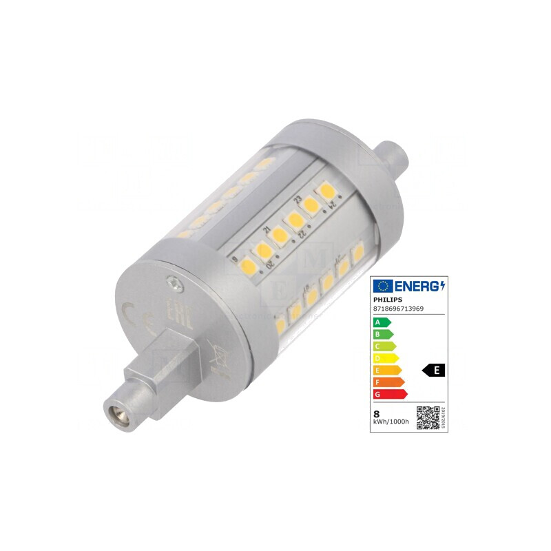 Lampă LED alb neutru 7,5W 4000K 1000lm 230VAC R7S | Electronic-mag.ro | Componente Electronice