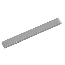 Profil Aluminiu Anodizat Argintiu pentru Module LED 2m | Electronic-mag.ro | Componente Electronice