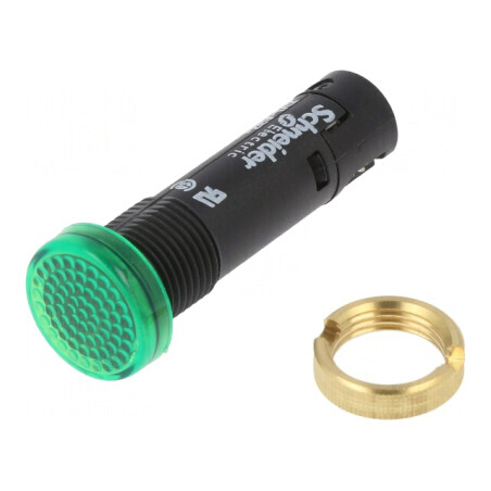 Lampa LED de control verde 12V Ø12mm IP40 plastic | Electronic-mag.ro | Componente Electronice