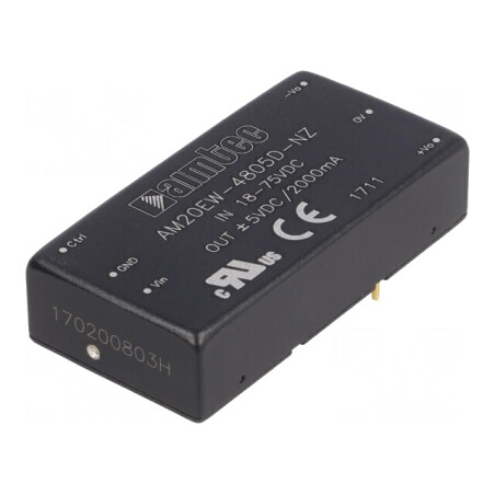 Convertor DC/DC 20W 18-75V la 5V/-5V | Electronic-mag.ro | Componente Electronice
