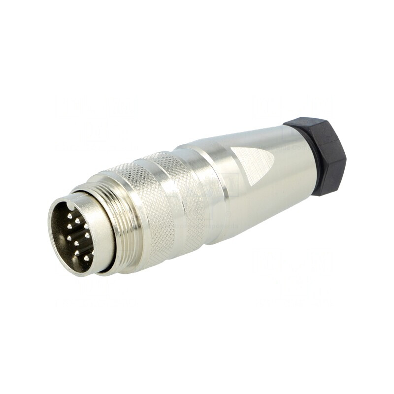 Conector M16 Mufă Tată Lipire 12P 3A 150V Drept | Electronic-mag.ro | Componente Electronice