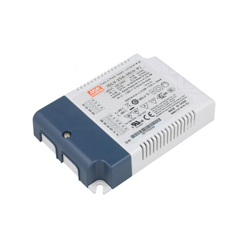 Alimentator LED 25,2W 36V 0,7A IP20 | Electronic-mag.ro | Componente Electronice