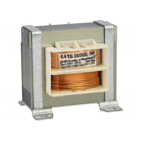 Transformator de alimentare 25VA 230VAC 9V 1,35A IP00 | Electronic-mag.ro | Componente Electronice