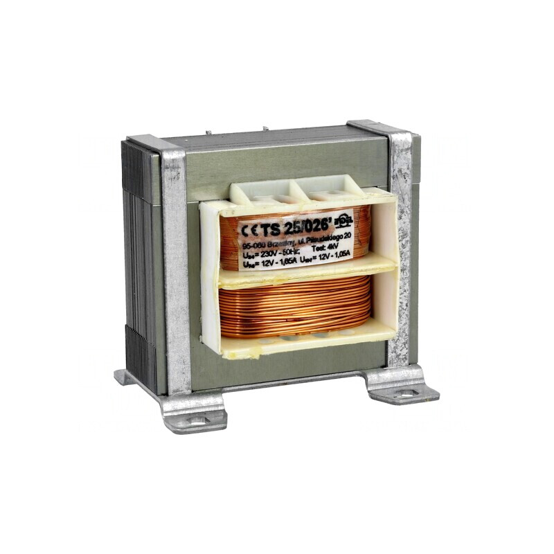 Transformator Alimentare 25VA 230VAC 12V 1,05A TS 25/026 | Electronic-mag.ro | Componente Electronice