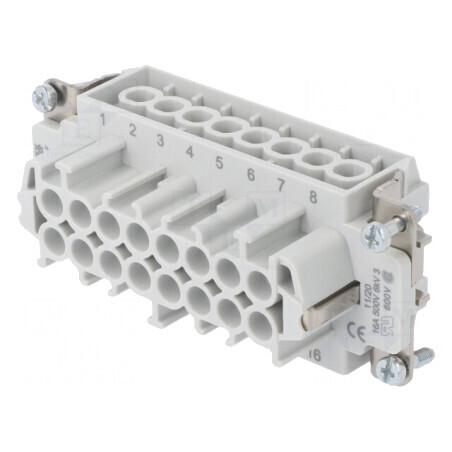 Conector HDC Mamă 500V 16A 16P 2,5mm2 | Electronic-mag.ro | Componente Electronice