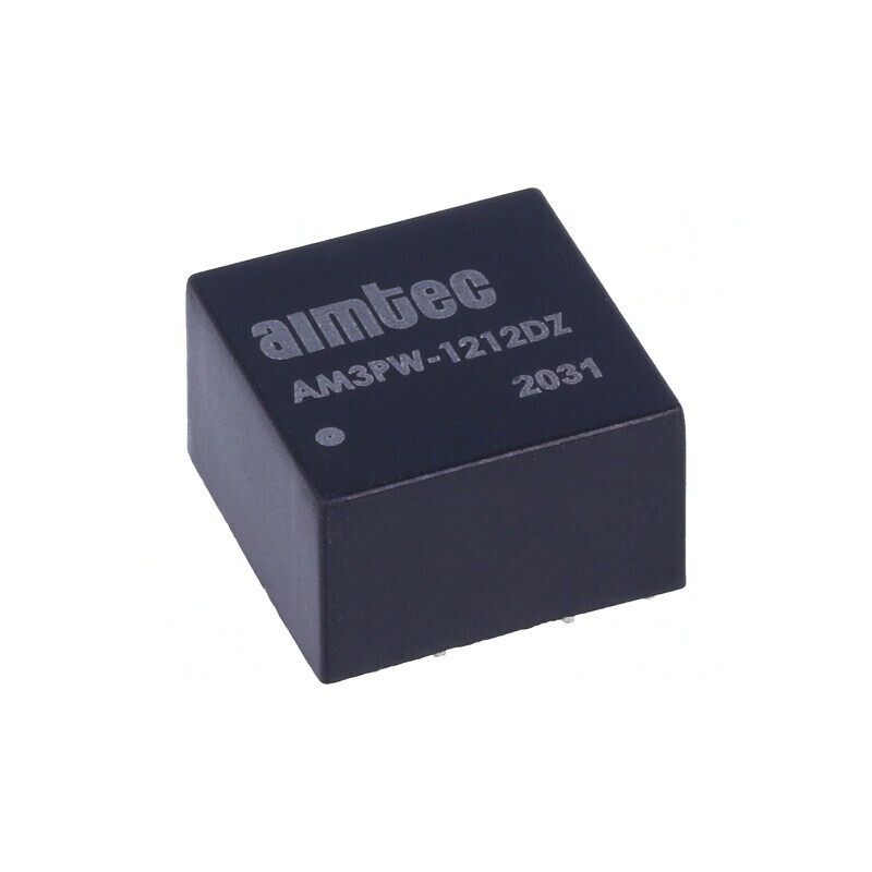 Convertor DC/DC 3W 4.5-18V la 12V/-12V AM3PW-1212DZ | Electronic-mag.ro | Componente Electronice