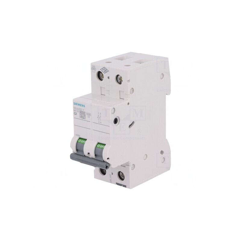 Întrerupător de Supracurent 2A 2P 400V C | Electronic-mag.ro | Componente Electronice