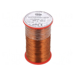 Sârmă emailată dublu 0,4mm 0,5kg Cu 65-200°C | Electronic-mag.ro | Componente Electronice