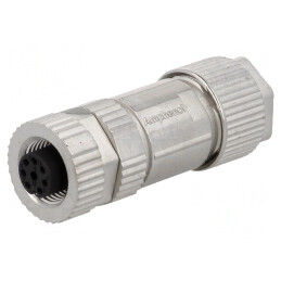 Mufă M12 8-PIN Mamă IP67 pentru DeviceNet/CANopen | Electronic-mag.ro | Componente Electronice