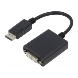 Adaptor | DisplayPort 1.2 | DisplayPort mufă,DVI-I (24+5) soclu | A-DPM-DVIF-03