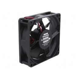 Ventilator DC axial 24V 80x80x25mm 44,4m3/h 19dBA cu rulment | Electronic-mag.ro | Componente Electronice