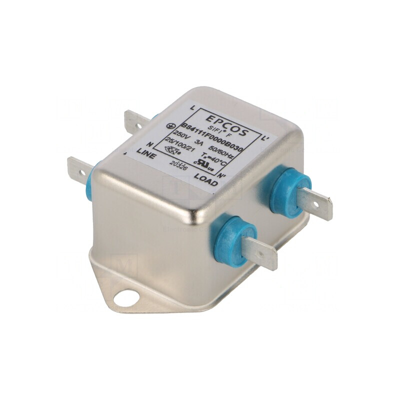 Filtru Anti-Interferențe Monofazat 250V 3A | Electronic-mag.ro | Componente Electronice
