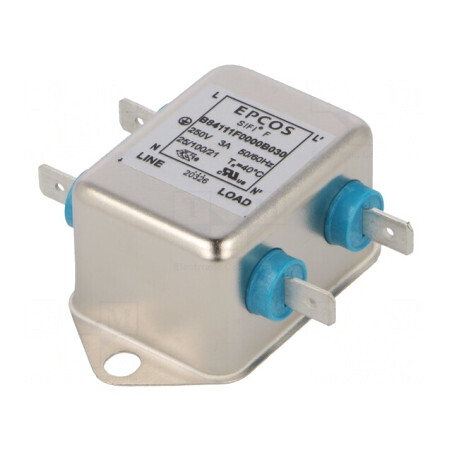 Filtru Anti-Interferențe Monofazat 250V 3A | Electronic-mag.ro | Componente Electronice