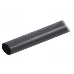 Manşon termocontractabil cu adeziv 6: 1 33mm L: 1,22m neagră, 321-30100 | Electronic-mag.ro | Componente Electronice