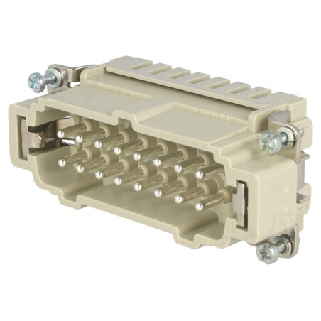Conector HDC inserturi contact tată Han ES PIN 16 PE | Electronic-mag.ro | Componente Electronice