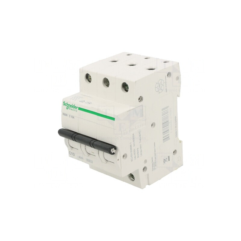 Întrerupător Supracurent 10A 3P 6kA 230/400V | Electronic-mag.ro | Componente Electronice