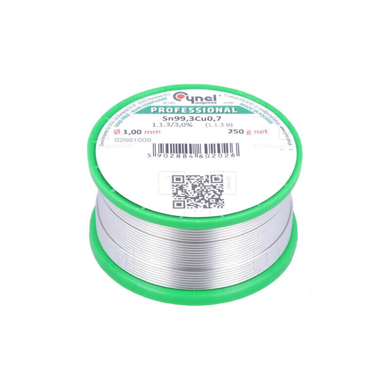 Sârmă de Lipit fără Plumb 1mm 250g | Electronic-mag.ro | Componente Electronice Sârmă de Lipit fără Plumb 1mm 250g | Electronic-mag.ro | Componente Electronice