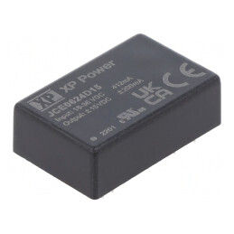 Convertor DC/DC 6W 18-36V la 15V/-15V THT JCE0624D15 | Electronic-mag.ro | Componente Electronice