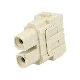 Conector HDC Mamă Han-Modular 2 PIN Terminal cu Șurub | Electronic-mag.ro | Componente Electronice