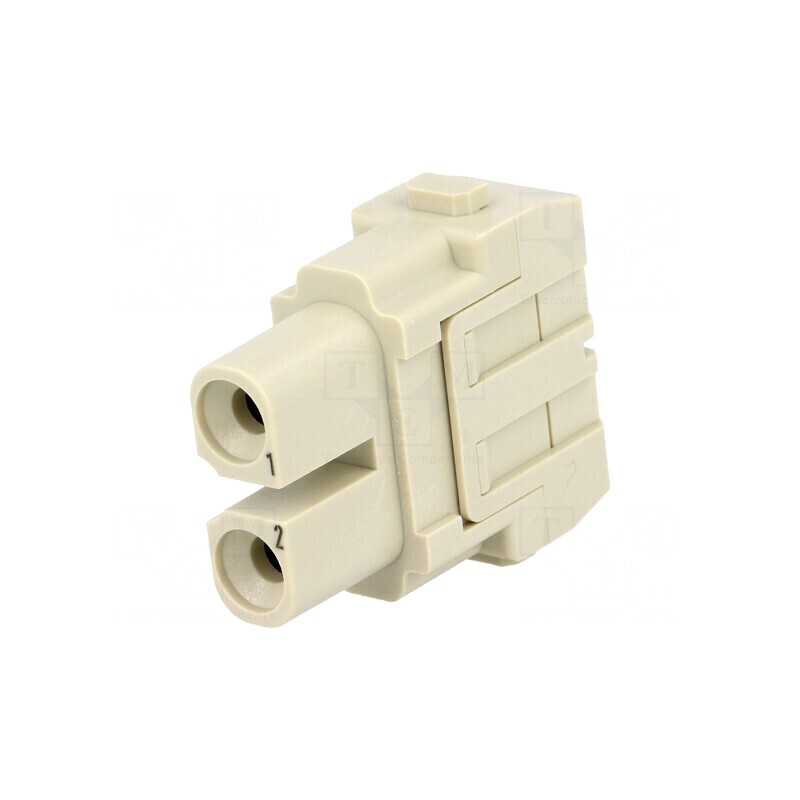 Conector HDC Mamă Han-Modular 2 PIN Terminal cu Șurub | Electronic-mag.ro | Componente Electronice