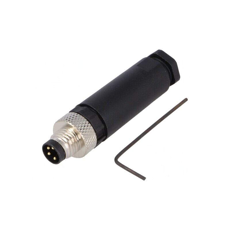 Conector M8 Tată 4 Pin pe Cablu 3A IP67 30V | Electronic-mag.ro | Componente Electronice