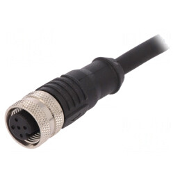 Mufă M12 5P Mamă DeviceNet/CANopen IP67 60V 4A | Electronic-mag.ro | Componente Electronice