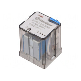 Releu Electromagnetic 3PDT 220VDC 30A cu Soclu | Electronic-mag.ro | Componente Electronice