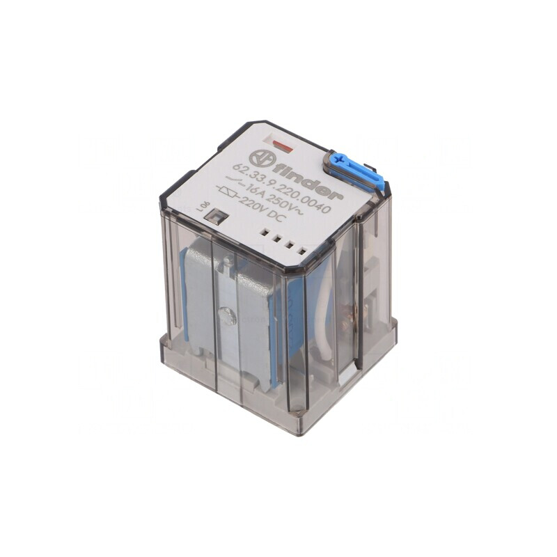 Releu Electromagnetic 3PDT 220VDC 30A cu Soclu | Electronic-mag.ro | Componente Electronice