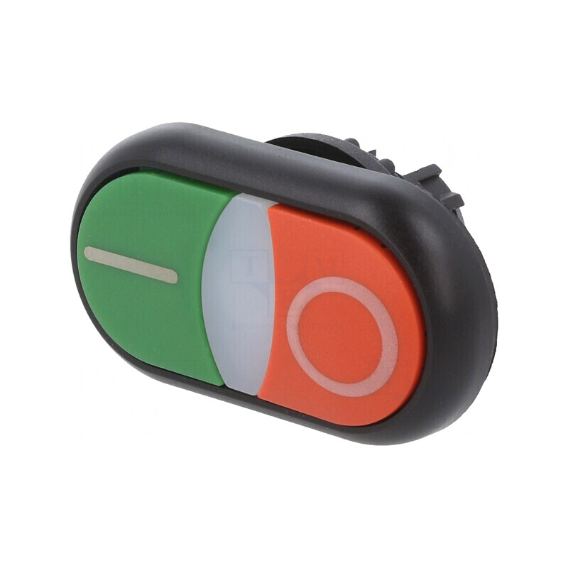 Comutator dublu 22mm roșu/verde IP66 | Electronic-mag.ro | Componente Electronice
