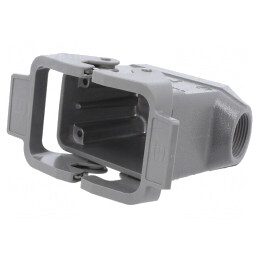 Han B Hood Side Entry 2 Levers PG 16 | Electronic-mag.ro | Componente Electronice