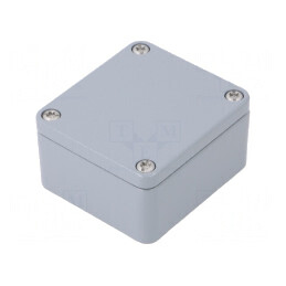Carcasă Universală Aluminiu KLIPPON K01 58x64x34mm RAL7001 | Electronic-mag.ro | Componente Electronice