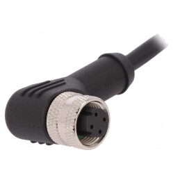 Mufă M12 4-PIN Mamă B-Profibus IP67 250V 4A Unghiulară | Electronic-mag.ro | Componente Electronice