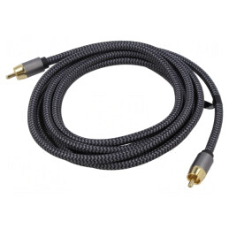 Cablu RCA Aurit 10m 6mm | Electronic-mag.ro | Componente Electronice