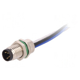 Conector M8 Tată 4 Pin Montare Panou