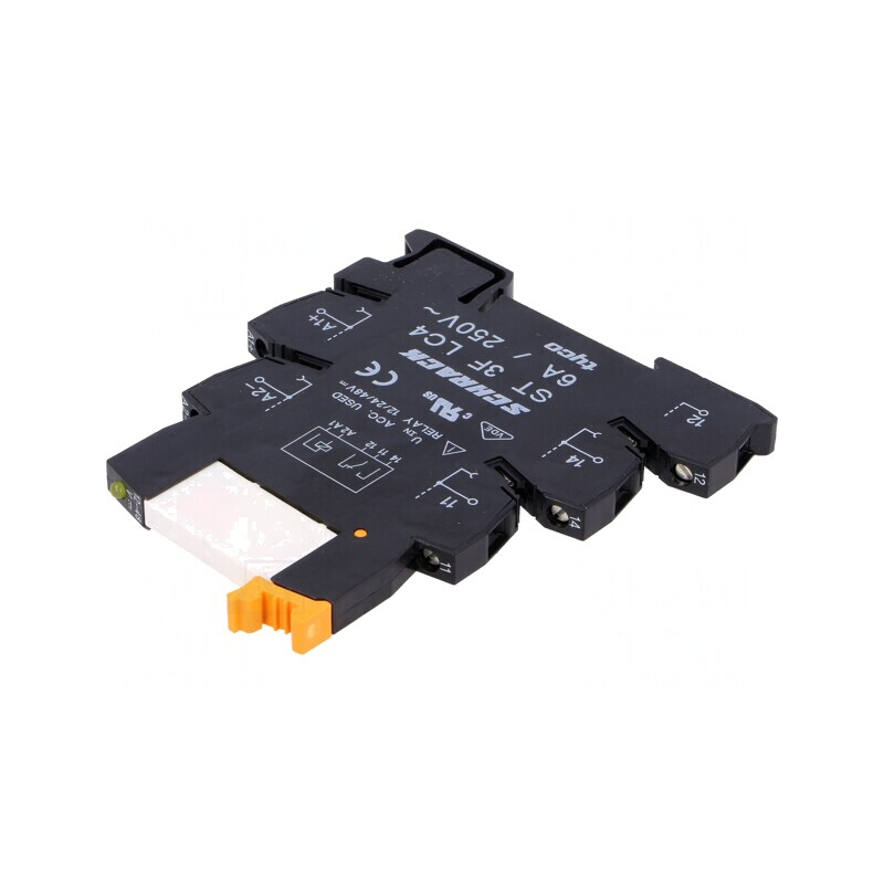 Releu Intermediar SPDT 24VDC 6A | Electronic-mag.ro | Componente Electronice
