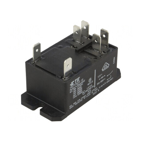 Releu Electromagnetic DPST-NO 12VDC 30A T92 | Electronic-mag.ro | Componente Electronice