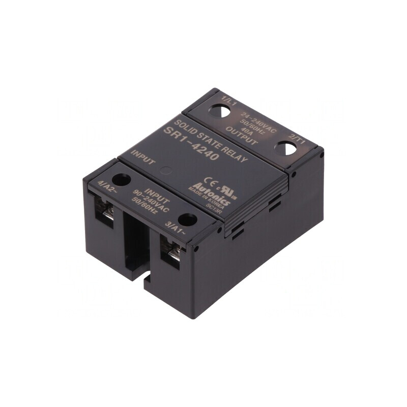 Releu semiconductor 1-fazat 40A 24-240VAC | Electronic-mag.ro | Componente Electronice
