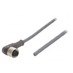 Cablu de conectare M12 unghi 3m 250VAC 2,2A | Electronic-mag.ro | Componente Electronice
