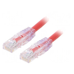 Cablu Patch Cord UTP Cat6a 3m Roșu | Electronic-mag.ro | Componente Electronice