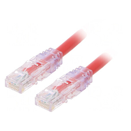 Cablu Patch Cord UTP Cat6a 3m Roșu | Electronic-mag.ro | Componente Electronice