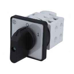 Comutator cu Came 2 Poziții 25A pentru Încastrare 3 Poli | Electronic-mag.ro | Componente Electronice