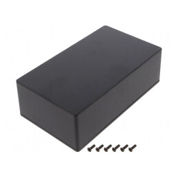 Carcasă Universală Aluminiu IP54 112x192x61mm | Electronic-mag.ro | Componente Electronice